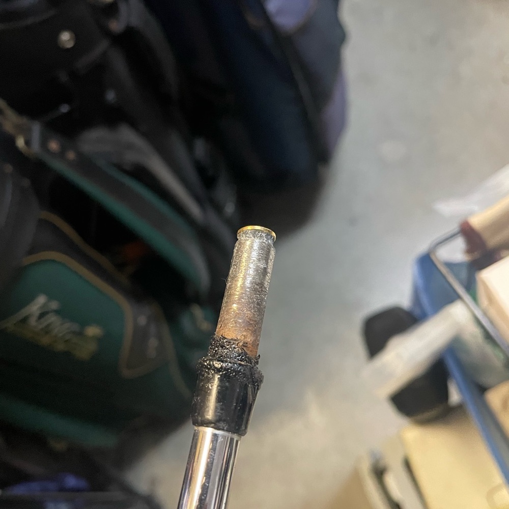 Golf Shaft Steel 35 Length 
With grip